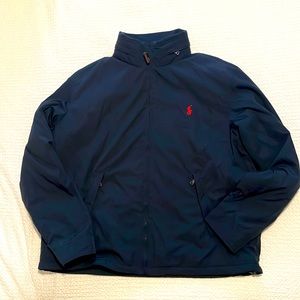 Navy Polo Jacket